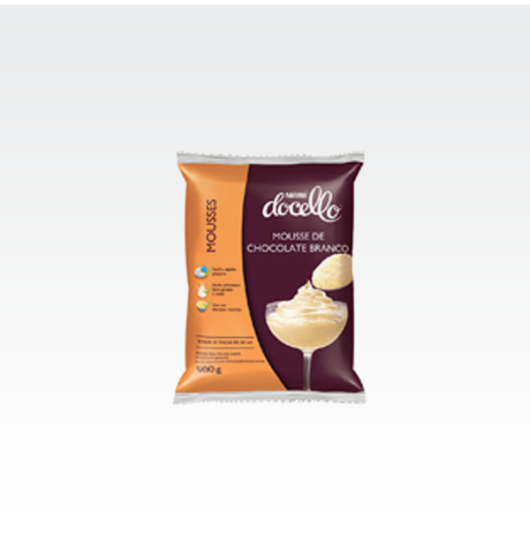 Mousse de Choc. Branco Nestle Docello